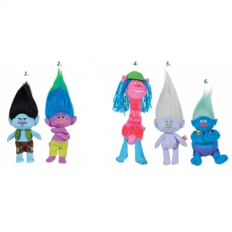 Plyšová figurka Trollové / Trolls 28 - 33 cm