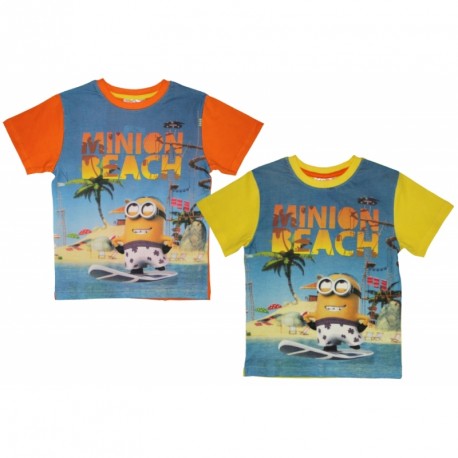 Tričko S Krátkým Rukávem Beach Mimoni